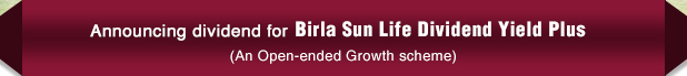 Announcing dividend for Birla Sun Life Enhanced Arbitrage Fund (An Open ended Equity Scheme)
